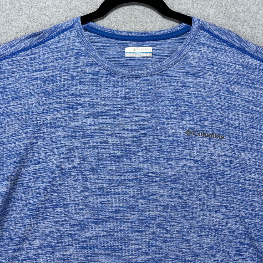 Columbia Shirt Long Sleeve XXL Blue Gorpcore Hiking Outdoor